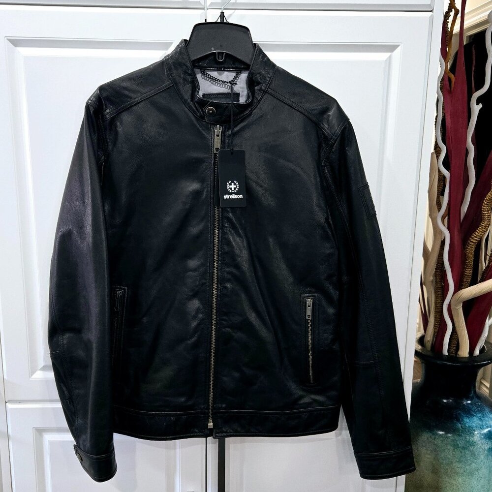 Strellson Leather Moto Jacket
